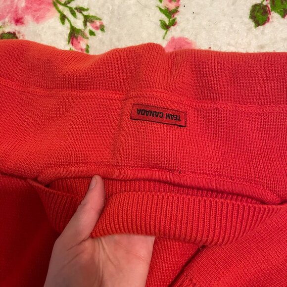 1990s Nike Team Canada 100% Acrylic collared striped hockey sweater! - Picture 15 of 16